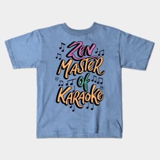 Zen Master Karaoke Japan - Japanese Vintage Funny Kids T-Shirt